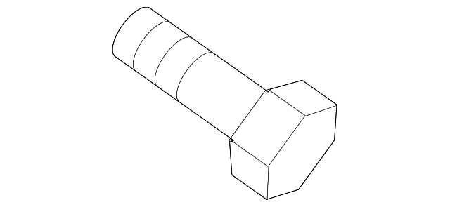 Windshield Pillar Trim Screw - Volkswagen (N-106-768-01)