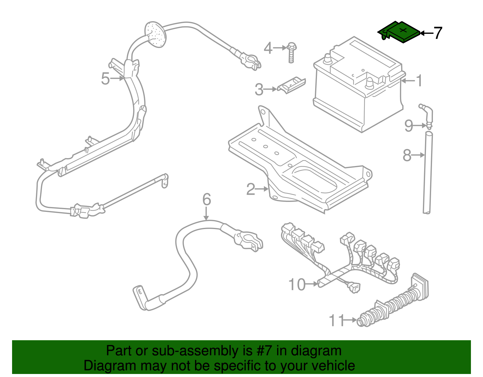 Positive Cable Cap - Volkswagen (8D0-915-429)