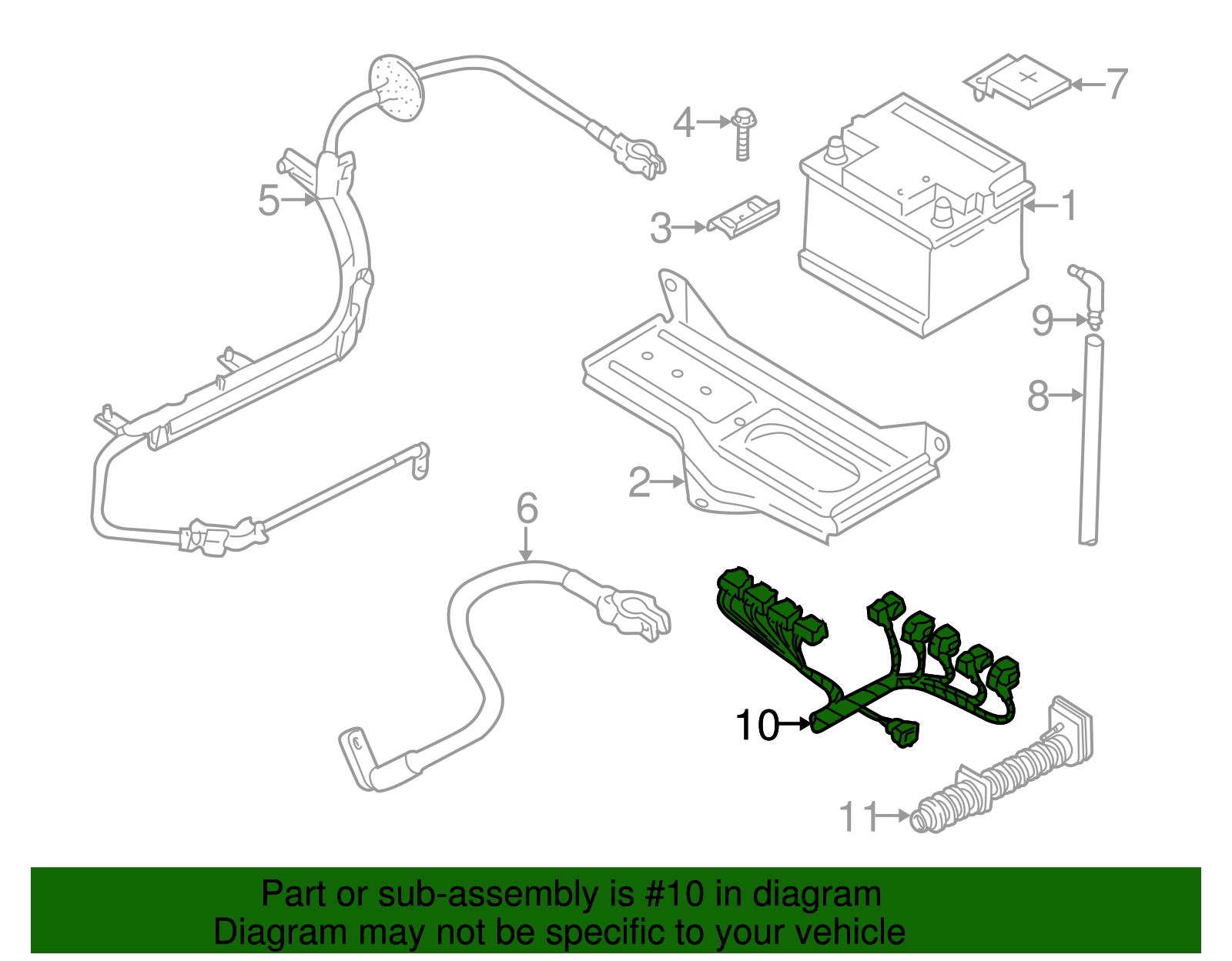 Engine Harness - Volkswagen (8D1-971-072-EQ)