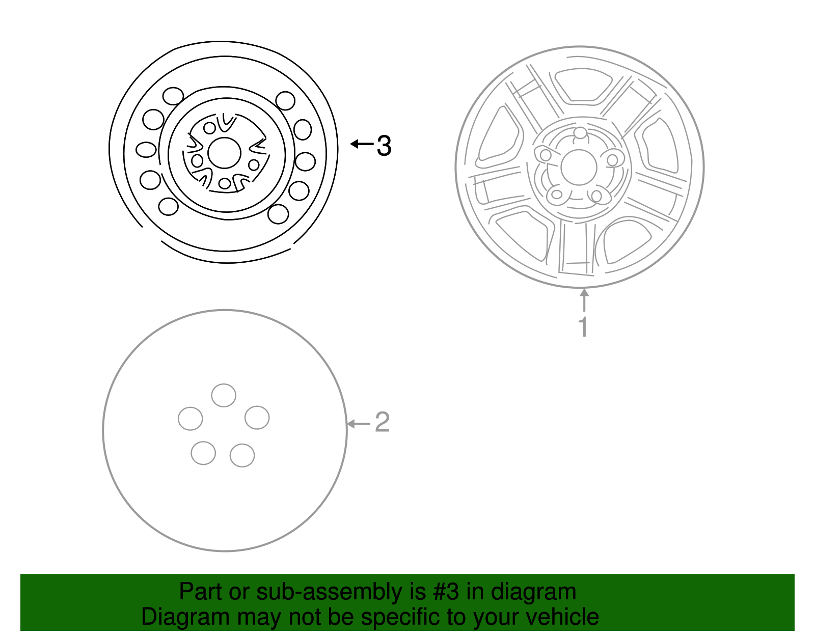 Spare Wheel - Ford (YL8Z-1015-AA)