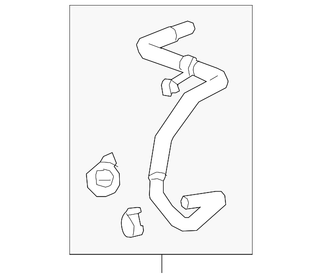 Engine Coolant Air Bleed Hose - Cadillac (84141562)