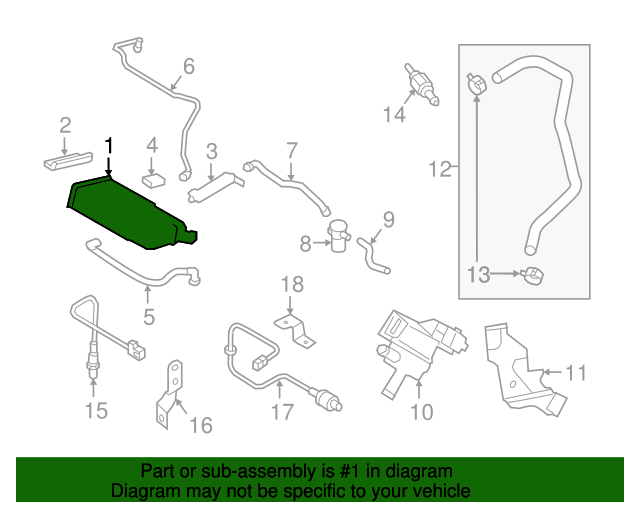 20162020 Hyundai Tucson Vapor Canister 31420D3500 OEM Parts Online