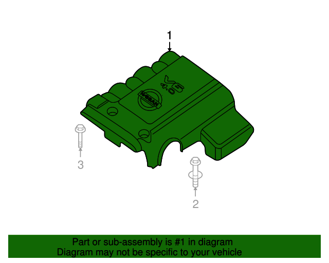 20052018 Nissan Engine Cover 14041EA200 Nissan Parts Store