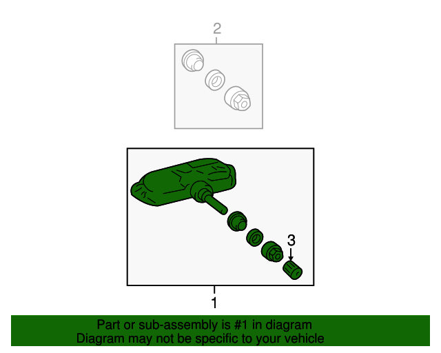 20042007 Lexus Tire Sensor 4260733012 OEM Parts Online