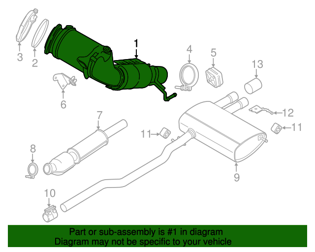 20152022 Mini Catalytic Converter 18327634634 Mini Parts Direct