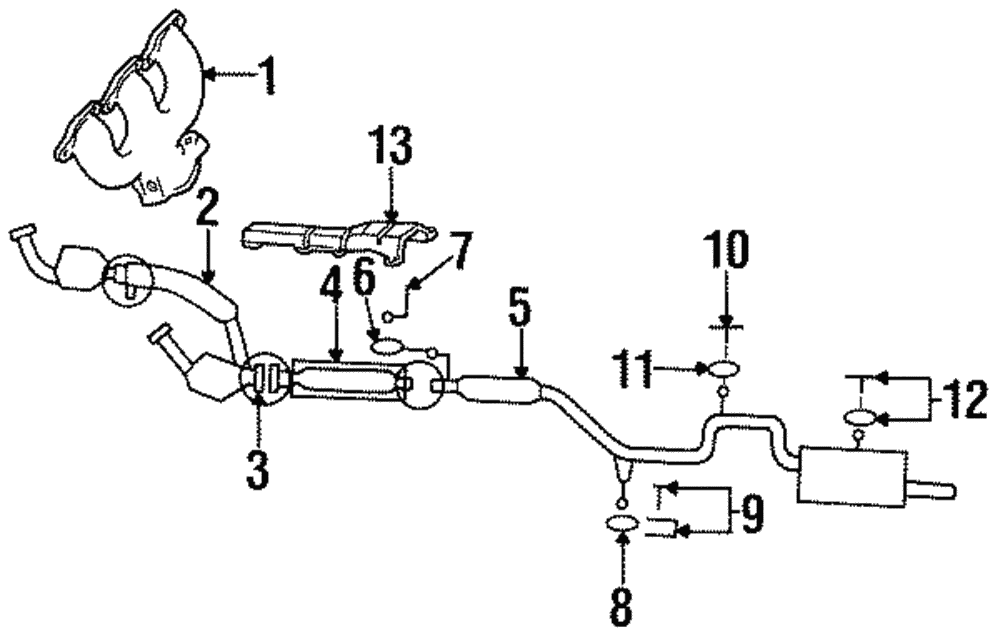 Muffler Bracket - Ford (E8OY-5277-A)