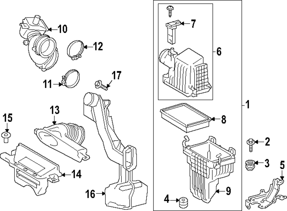 Mount Bracket - Toyota (17850-37010)