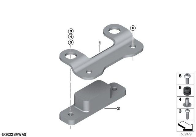 46637706314 - Socket With Shoulder - Di=6/L=14.5 2009-2024 BMW 