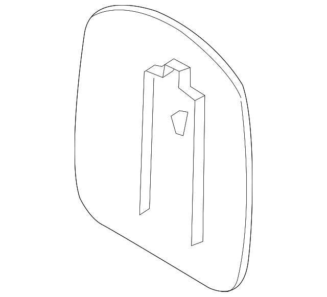 Fuel Tank Filler Door - Cadillac (84141356)