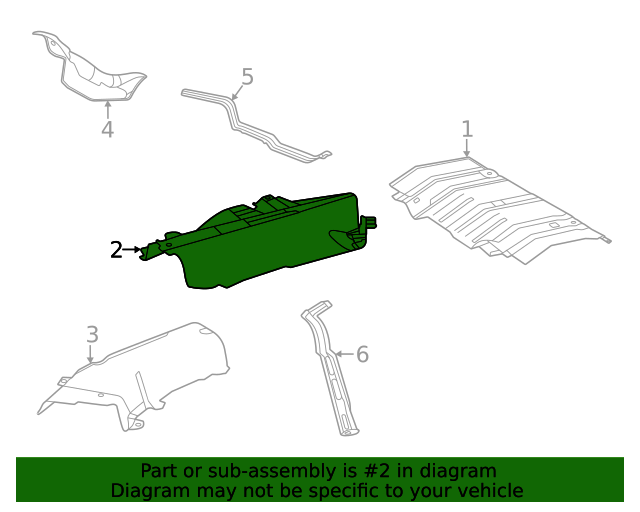 20192024 Toyota Exhaust Heat Shield Clip 581520R060 Toyota Parts Center