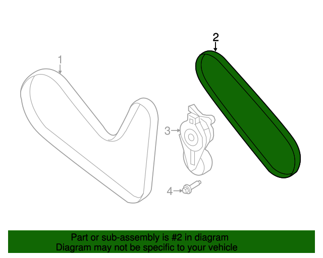 2011 2015 Ford Serpentine Belt BT4Z 8620 D XportAuto