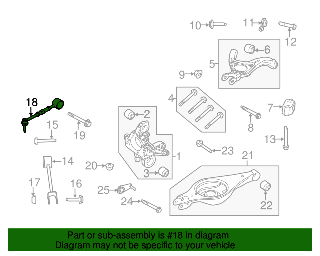 DE9Z5A972K Lateral Link 20132019 Ford OEM Parts Quick