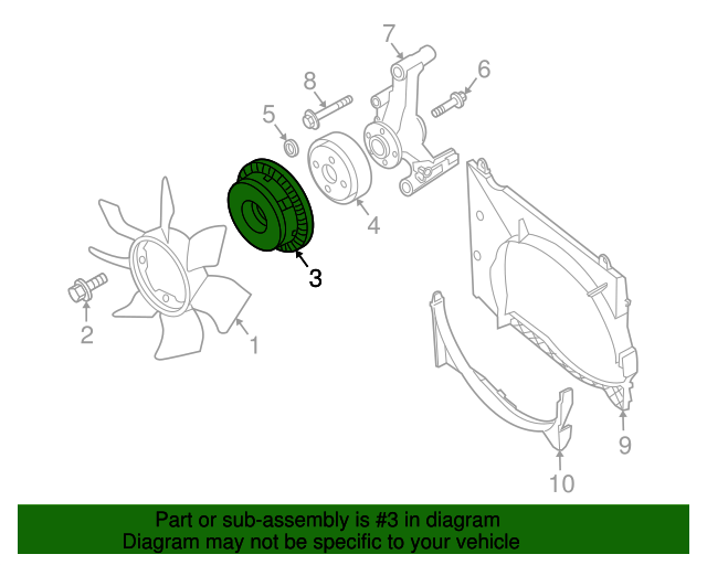 20052021 Nissan Fan Clutch 21082EA200 OEM Parts Online