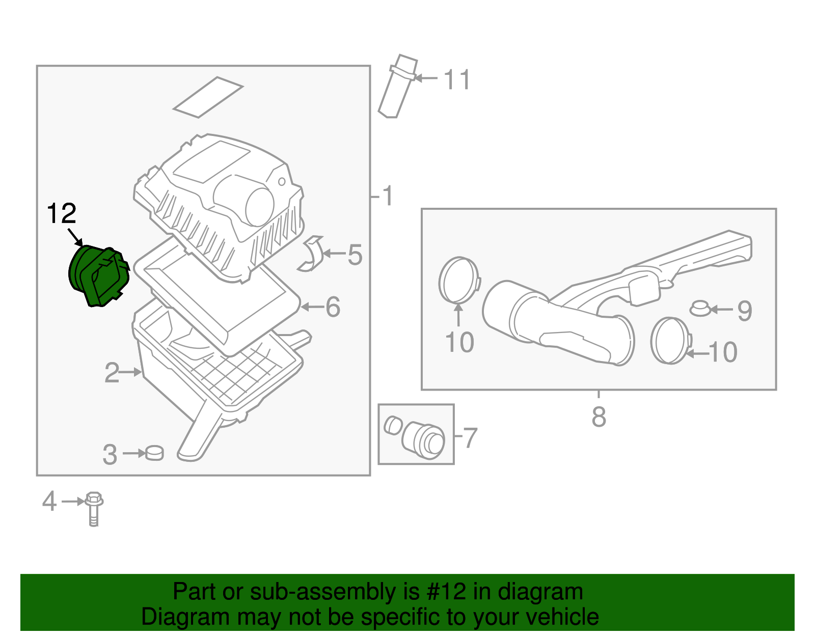 Air Cleaner Snorkel - GM (25872521)