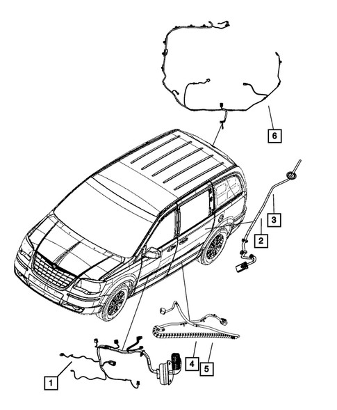 Wiring, Body and Accessories for 2010 Dodge Grand Caravan | Mopar Estores