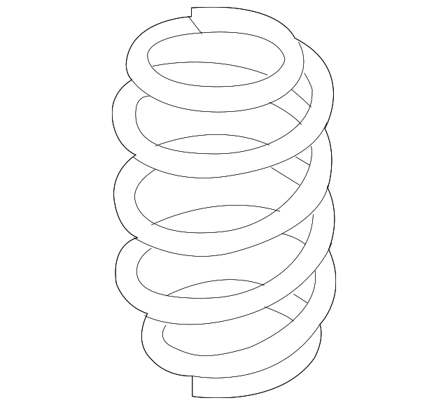 B37F34011A Coil Spring 20072009 Mazda 3 Werner Mazda Parts