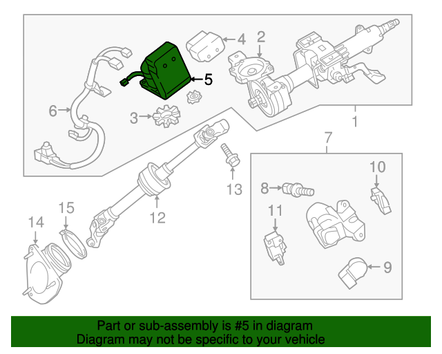 20122015 Toyota Camry Power Steering Control Module 8965006031 XportAuto