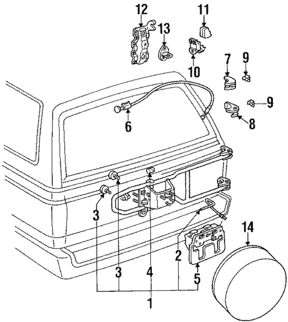 Spare Cover - Toyota (00218-35900)