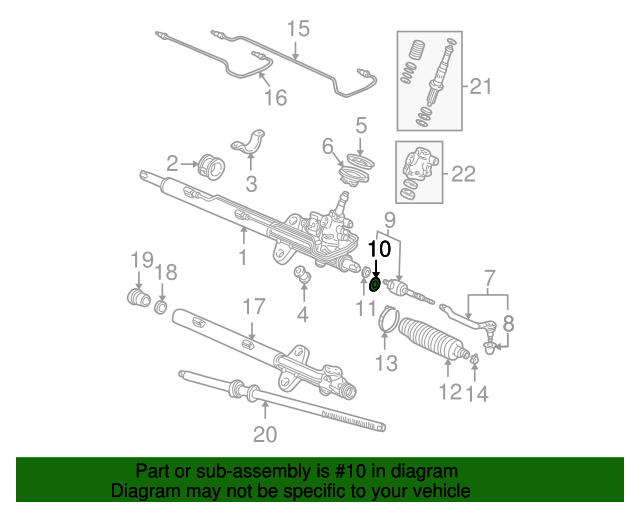 53536SJCA01 Washer, Tie Rod Lock 20062015 Honda Honda Parts Online