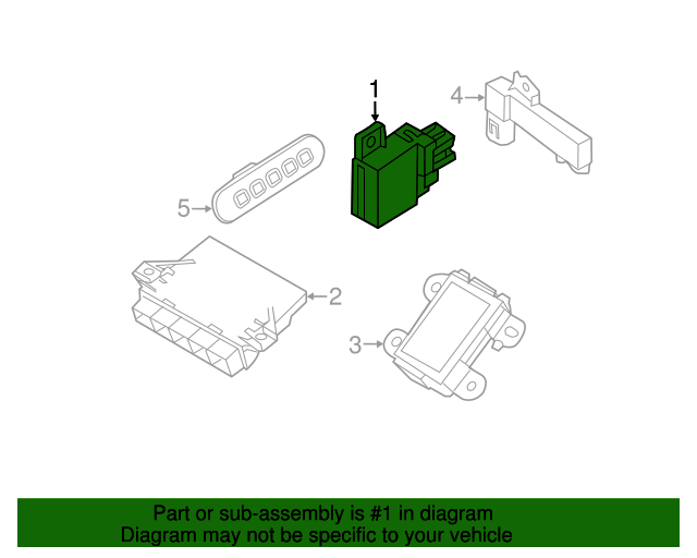 BC3Z15K602V 20112019 Ford Tire Pressure Monitoring System Receiver