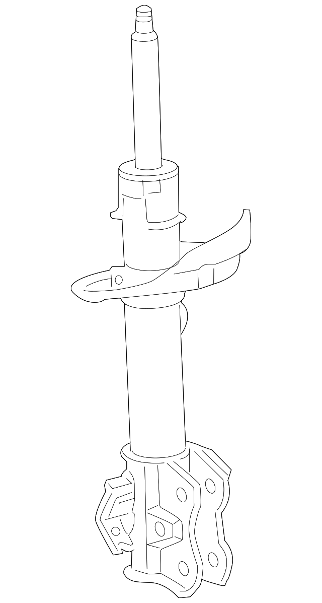 20072012 Acura RDX Shock Absorber Unit, R Front 51605STKA03