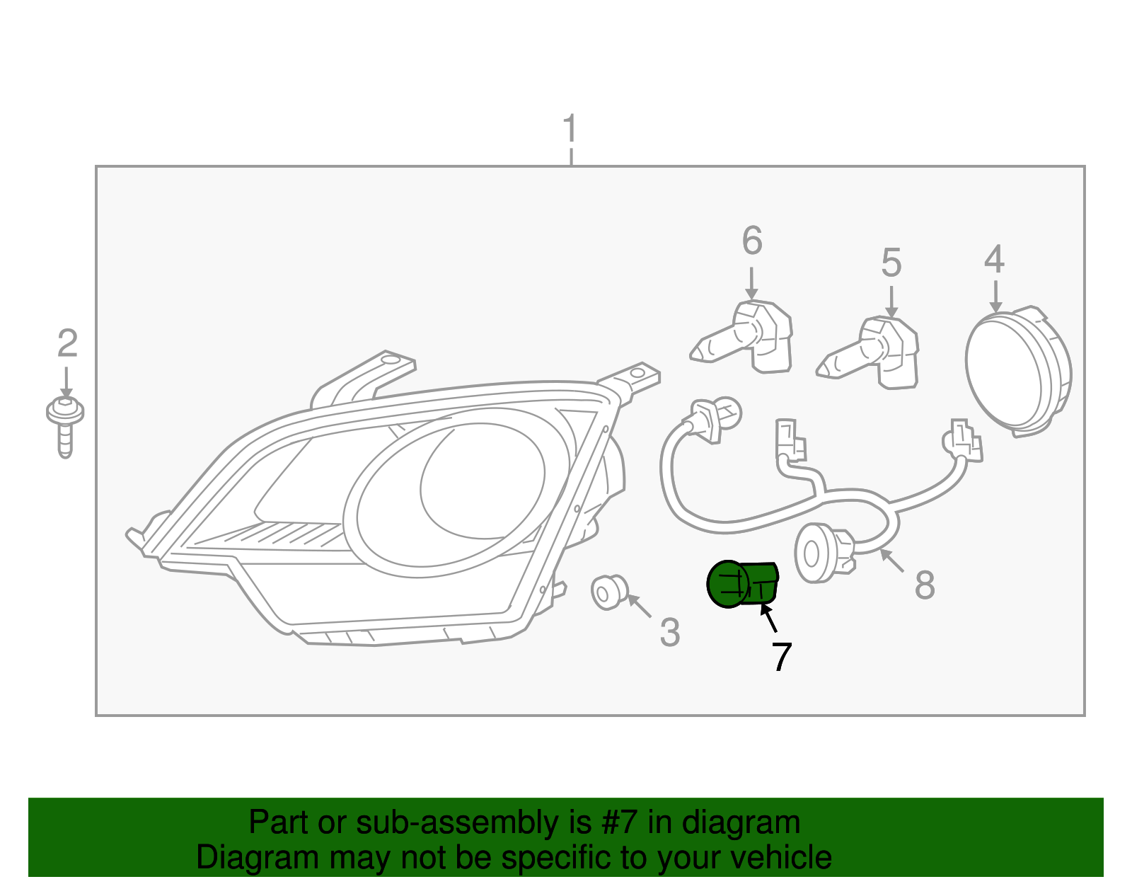 Multi-Purpose Light Bulb - GM (15828918)