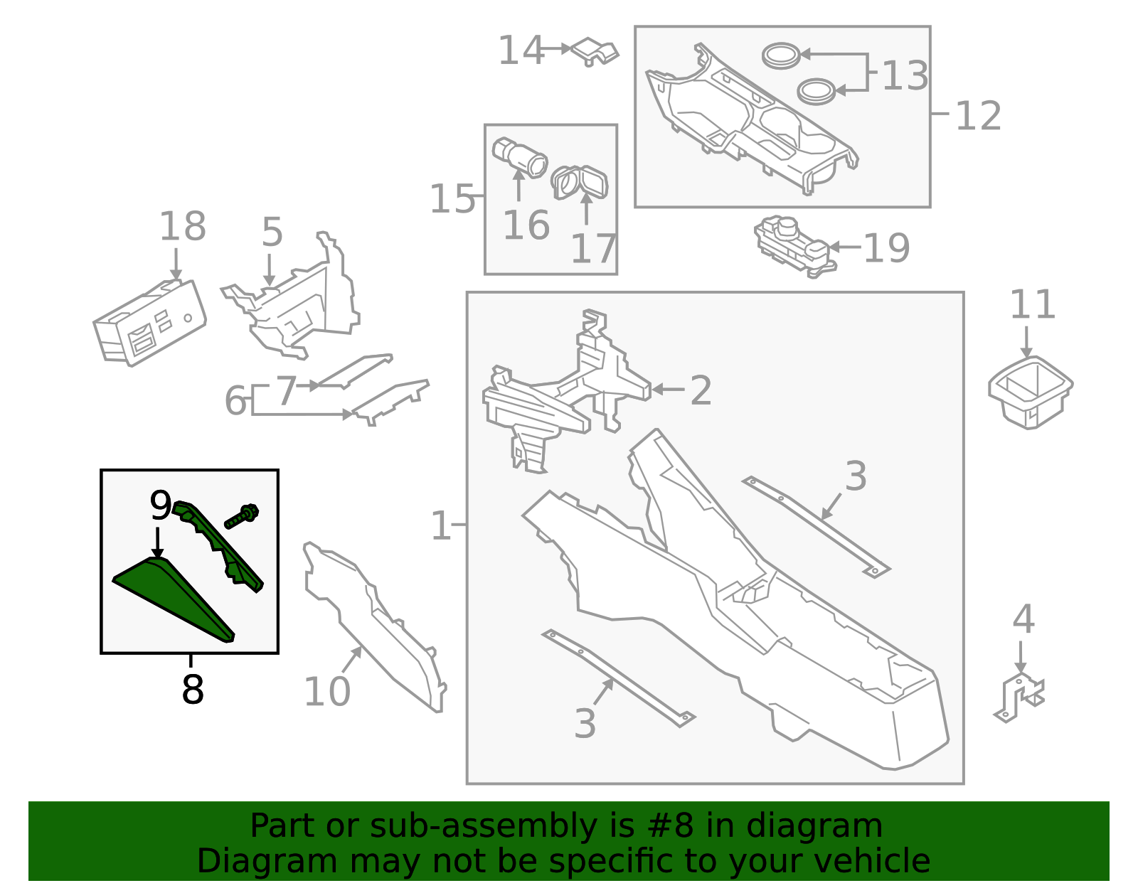 Trim Assembly - Scion (55436-WB004)