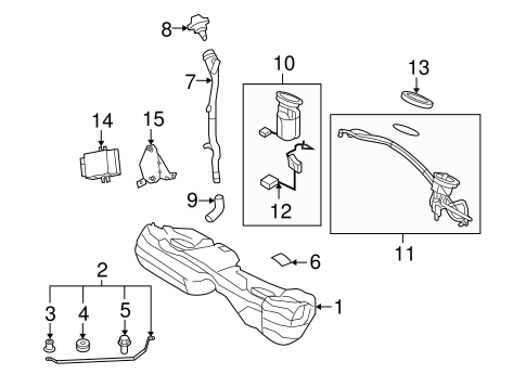Fuel System Components for 2011 BMW 128i | BMW of South Atlanta Parts