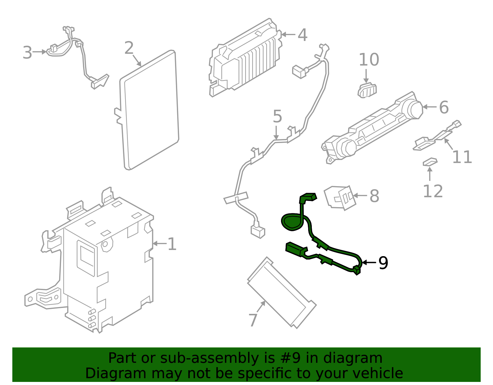 Control Module Wire - Ford (LB5Z-14D202-B)