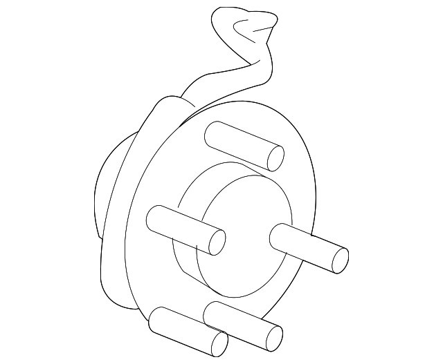 Front Wheel Hub and Bearing Assembly with Wheel Speed Sensor - Cadillac (89060208)