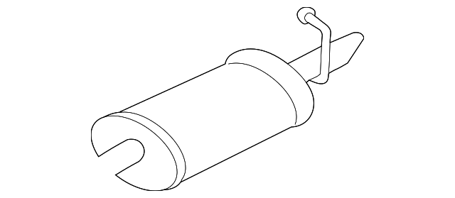 Muffler & Pipe - Buick (25738945)