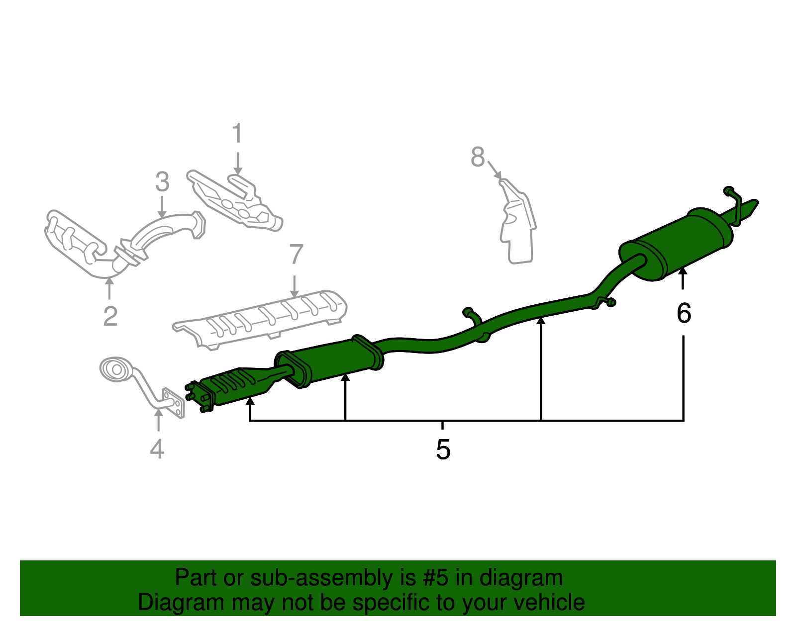 Catalytic Converter - GM (25700189)