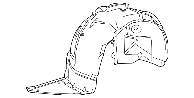 Driver Side Front Wheelhouse Liner - GM (84011039)
