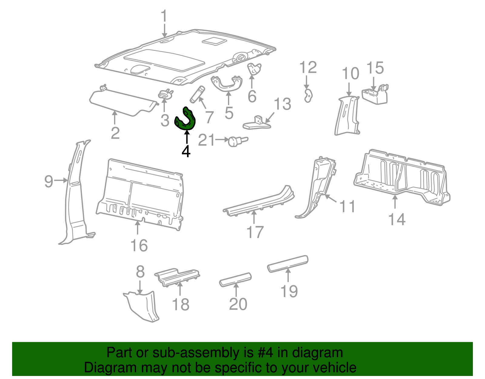 Assist Strap - Ford (YL3Z-1531406-AAA)