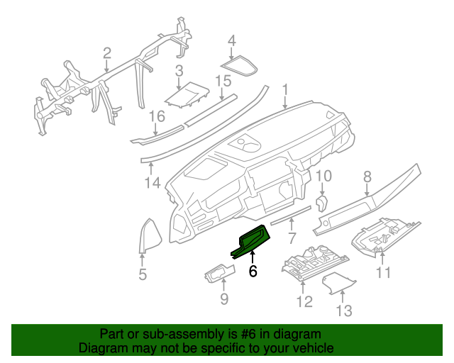 Genuine BMW 51-45-9-192-924 | Lower Cover | FREE Shipping on Most ...