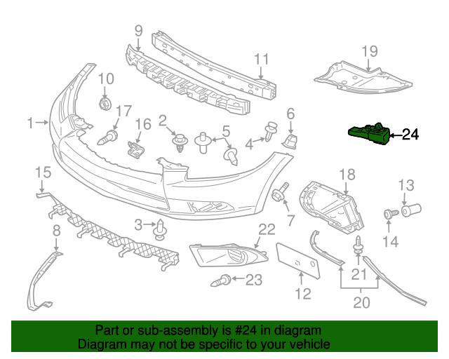 19992012 Mitsubishi Ambient Temp Sensor MR283903 Mitsubishi Parts Warehouse