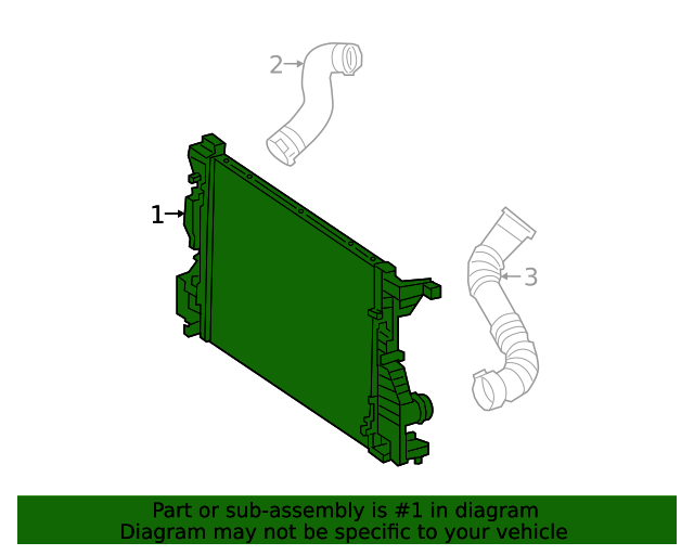 247500610068 Charge Air Cooler MercedesBenz USA Parts