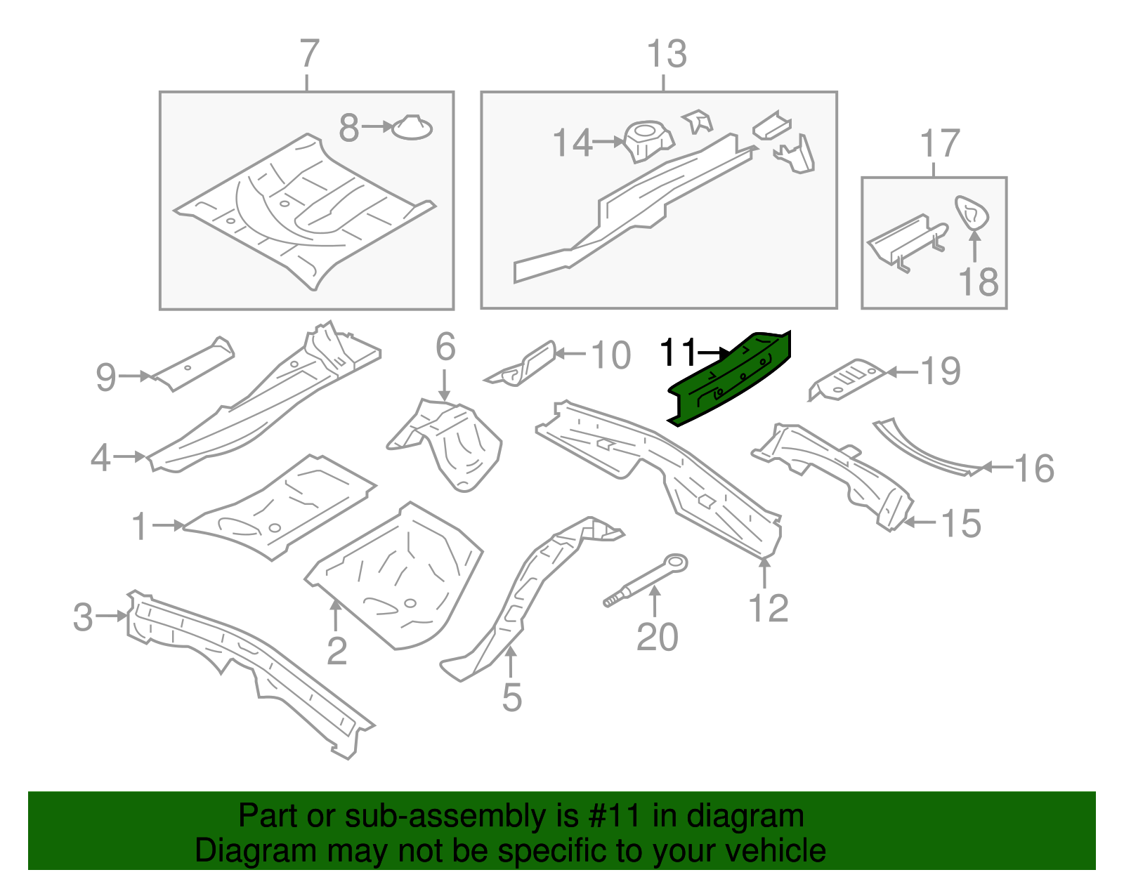 Rear Sill - Scion (SU003-01357)
