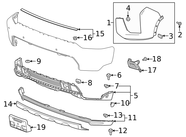Genuine GM OEM Front License Plate Holder Bracket For 2020 Silverado 2500 HD – Part # 84186106