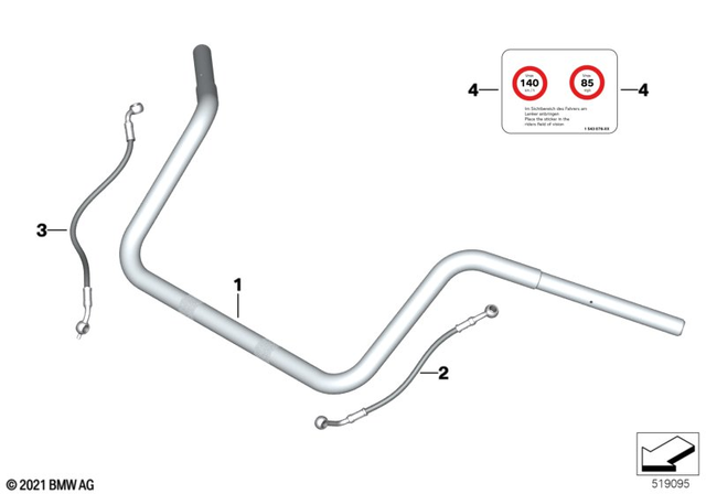 77227914449 - Notice, Speed - 140Km/H 2019-2024 BMW-Motorrad | BMW  