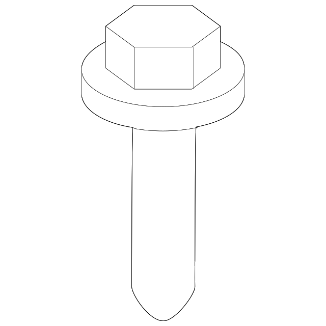 M6x1.25x35 Multi-Purpose Bolt - GM (11515759)