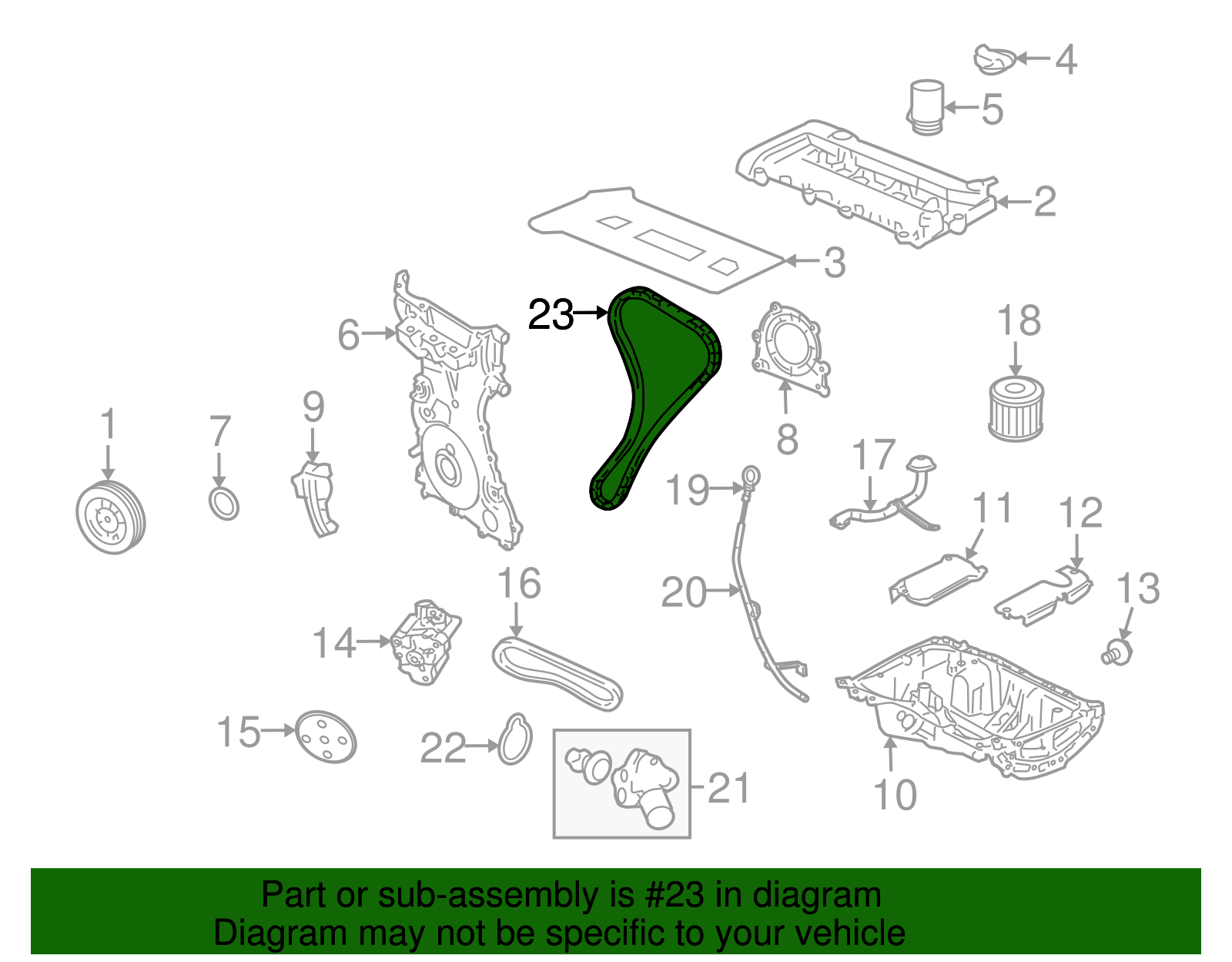 Timing Chain - Ford (YF1Z-6268-AA)