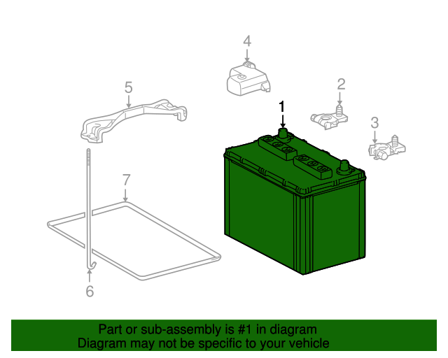 20192021 Lexus GX460 Battery 00544MF24F630 LexusOfKendall