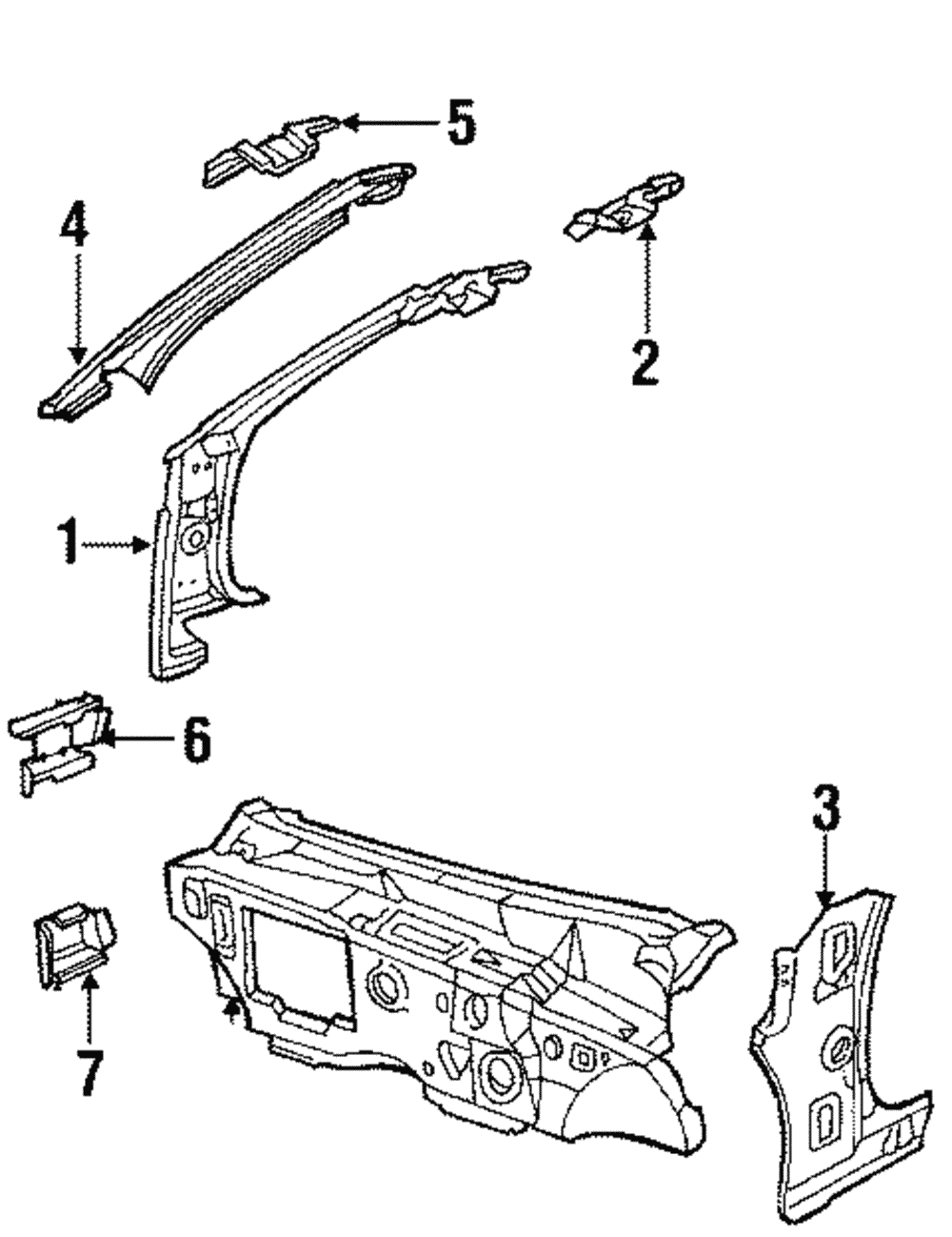 Windshield Frame Reinforcement - GM (20454488)