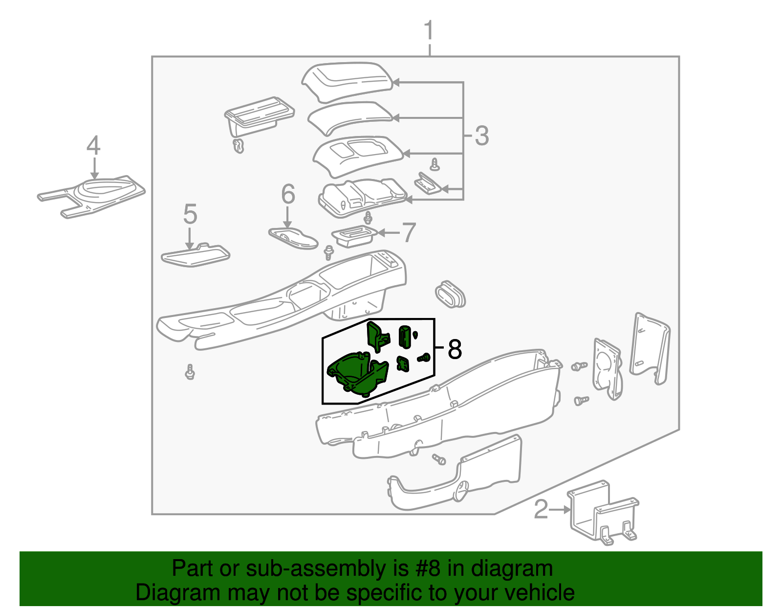 Cup Holder - Ford (YF1Z-5413562-BAA)