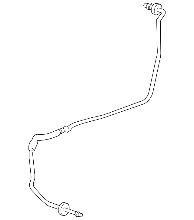 15213200 Automatic Transmission Fluid Cooler Outlet Line 20002004 GM