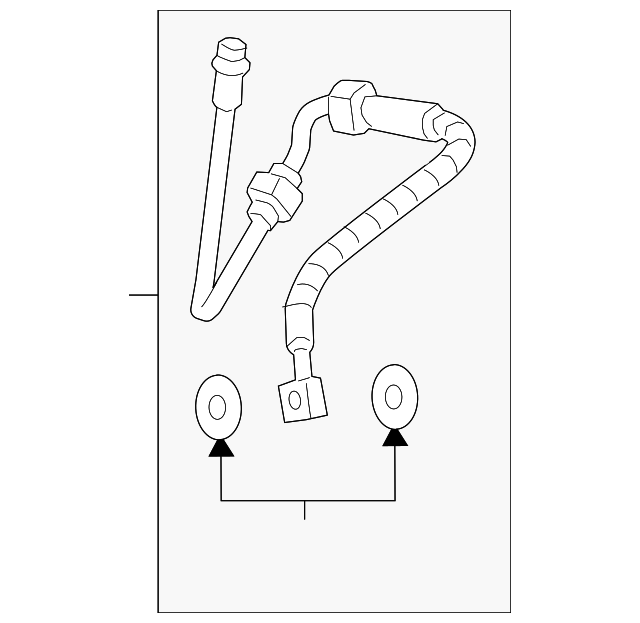 20142019 GM Front Passenger Side Hydraulic Brake Hose 39041652