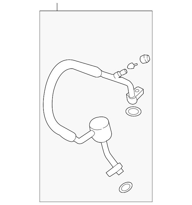 AC Hose - Ford (FR3Z-19D742-C)