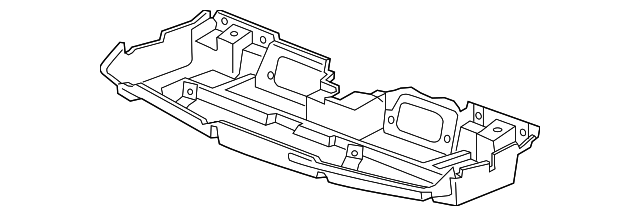Genuine GM Upper Baffle 23110172