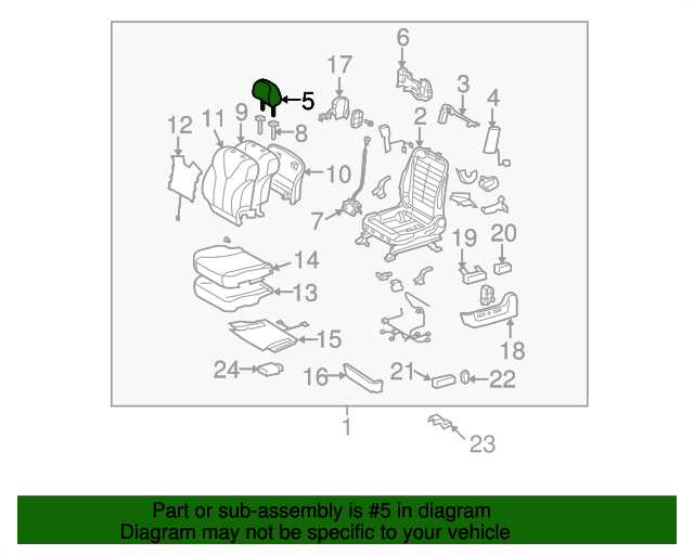 TOYOTA Genuine 71910-0T030-A0 Headrest Assembly TOYOTA Genuine 71910-0T030-A0 Headrest Assembly